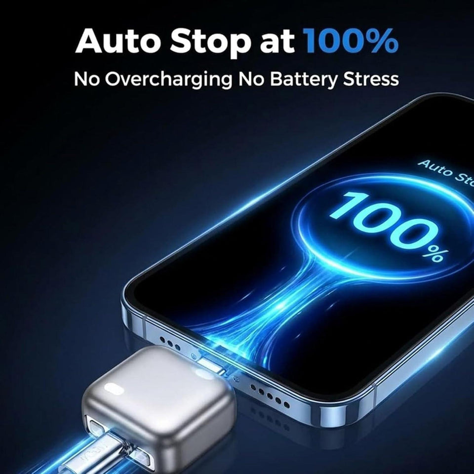 Type C Smart Auto Stop Charging Adapter