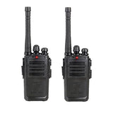 New Portable Black Walkie Talkie Pair With Batteries – Battery Operated